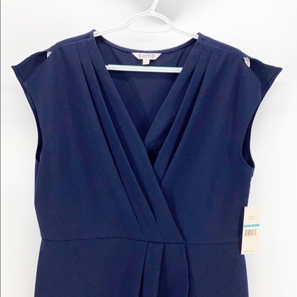 Nanette Lepore dark navy dress graduation wedding special occasion sz 16 - Picture 4 of 7